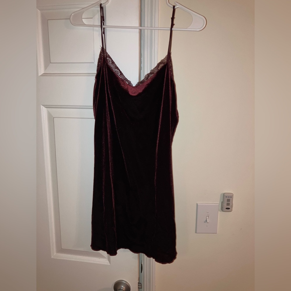 Free people velvet mini dress